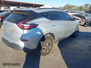 2016 Nissan Murano S with VIN 5N1AZ2MG9GN107067, listed as a IAAI auction lot 41832588 with 119,187 mi miles. Bid and sale history available at carsss.com. Image 4.