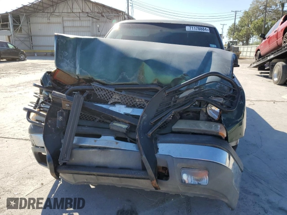 2003 Chevrolet Silverado 1500 with VIN 2GCEC19V731291509, listed as a Copart auction lot 71178884 with 0 mi miles and Salvage Title. Bid and sale history available at carsss.com. Image 5.