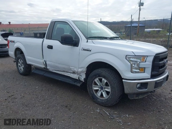 2016 Ford F-150 XL with VIN 1FTMF1EF4GKE09829, listed as a IAAI auction lot 41947402 with 124,150 mi miles and . Bid and sale history available at DreamBid. Image 1.