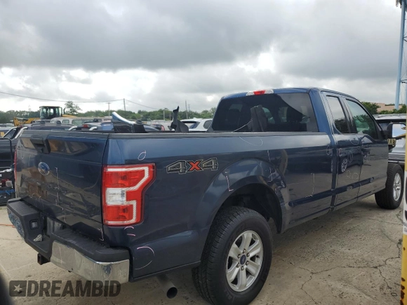 2018 Ford F-150 XL with VIN 1FTEX1E5XJKD89375, listed as a Copart auction lot 62880565 with 119,402 mi miles and Salvage title. Bid and sale history available at DreamBid. Image 3.