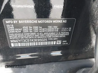 2019 MINI Countryman Cooper S with VIN WMZYT3C51K3E95025, listed as a IAAI auction lot 41358055 with Not Provided miles and . Bid and sale history available at DreamBid. Image 9.