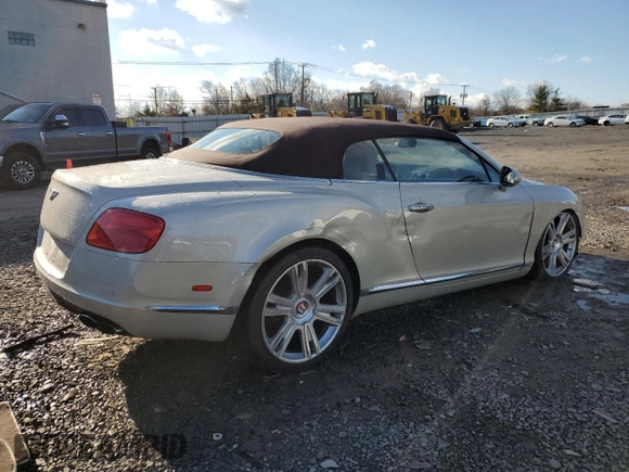2013 Bentley Continental GT z VIN SCBGT3ZA2DC081822, wystawiony jako Copart lot #84201784 z przebiegiem 39 423 mil mil oraz Szkody całkowita. Historia ofert i sprzedaży dostępna na DreamBid. Obrazek 3.