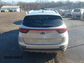 2020 Kia Sportage S with VIN KNDP6CAC2L7653058, listed as a IAAI auction lot 41477848 with 124,066 mi miles. Bid and sale history available at carsss.com. Image 16.