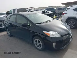 2013 Toyota Prius One with VIN JTDKN3DU3D1724080, listed as a IAAI auction lot 41726093 with 90,129 mi miles. Bid and sale history available at carsss.com. Image 1.