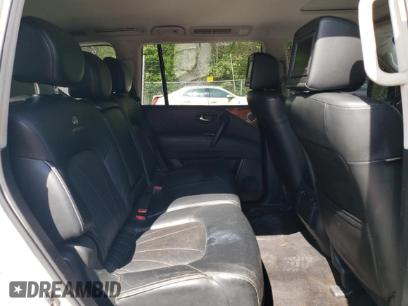 2012 Infiniti QX56 8-passenger z VIN JN8AZ2NC8C9315450, wystawiony jako Copart lot #55619485 z przebiegiem 254 525 mil mil oraz Czysty tytuł • Clean title. Historia ofert i sprzedaży dostępna na DreamBid. Obrazek 11.