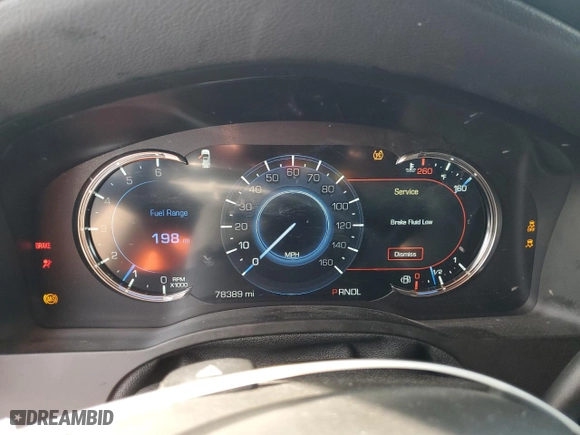 2018 Cadillac Escalade Premium Luxury with VIN 1GYS4CKJ9JR222838, listed as a Copart auction lot 48688135 with 78,389 mi miles and Salvage Title. Bid and sale history available at carsss.com. Image 9.