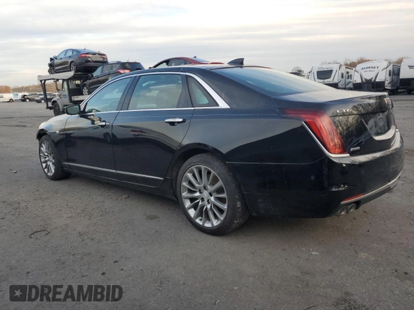 2017 Cadillac CT6 Premium Luxury AWD with VIN 1G6KF5RS1HU148075, listed as a Copart auction lot 83025904 with 82,872 mi miles and Salvage title. Bid and sale history available at DreamBid. Image 2.