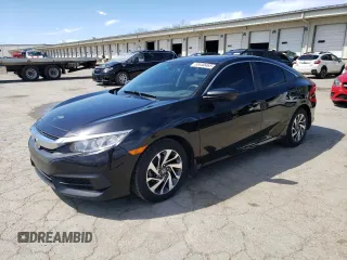 2017 Honda Civic Sedan EX with VIN 19XFC2F76HE011833, listed as a Copart auction lot 50440465 with 89,561 mi miles and Salvage Title. Bid and sale history available at carsss.com. Image 1.