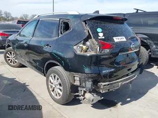 2017 Nissan Rogue SV with VIN KNMAT2MT9HP522348, listed as a IAAI auction lot 41797991 with 104,952 mi miles. Bid and sale history available at carsss.com. Image 3.