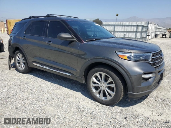 2020 Ford Explorer XLT with VIN 1FMSK7DH3LGA17183, listed as a Copart auction lot 55178045 with 84,140 mi miles and Salvage Title. Bid and sale history available at DreamBid. Image 4.