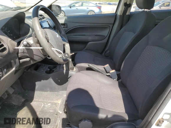 2020 Mitsubishi Mirage ES z VIN ML32A3HJ1LH003969, wystawiony jako Copart lot #58267865 z przebiegiem 89 887 mil mil oraz Szkoda całkowita • Salvage title. Historia ofert i sprzedaży dostępna na DreamBid. Obrazek 7.