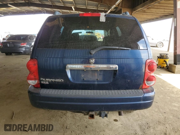 2004 Dodge Durango SLT with VIN 1D4HB48N44F186037, listed as a Copart auction lot 52209185 with 175,788 mi miles and Clean title. Bid and sale history available at DreamBid. Image 6.