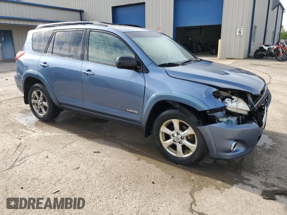 2010 Toyota RAV4 Limited with VIN JTMDK4DV9AD012179, listed as a Copart auction lot 58740365 with 206,778 mi miles and Salvage title. Bid and sale history available at DreamBid. Image 4.