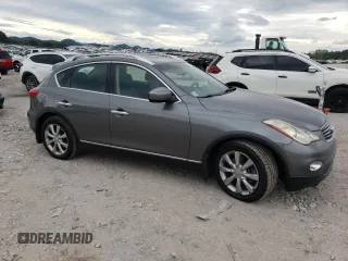 2011 Infiniti EX Journey with VIN JN1AJ0HP7BM800215, listed as a Copart auction lot 71409954 with 157,468 mi miles and Salvage Title. Bid and sale history available at carsss.com. Image 4.