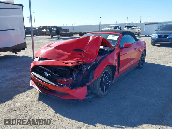 2022 Ford Mustang EcoBoost z VIN 1FATP8UH3N5104005, wystawiony jako IAAI lot #41389346 z przebiegiem 54 979 mil mil oraz . Historia ofert i sprzedaży dostępna na DreamBid. Obrazek 6.