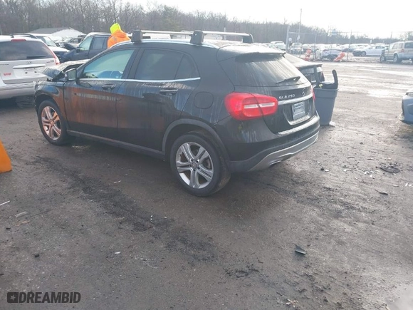 2016 Mercedes-Benz GLA with VIN WDCTG4GB7GJ250230, listed as a IAAI auction lot 41207093 with 125,277 mi miles. Bid and sale history available at carsss.com. Image 3.