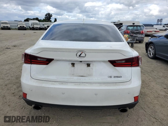 2015 Lexus IS 250 с VIN JTHBF1D29F5076948, выставлен на аукционе Copart как лот 54606495 с пробегом 116 615 миль миль и Списание • Salvage title. История ставок и продаж доступна на DreamBid. Изображение 6.