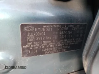 2005 Hyundai XG with VIN KMHFU45E15A377458, listed as a Copart auction lot 78931844 with 230,852 mi miles and Salvage Title. Bid and sale history available at carsss.com. Image 14.