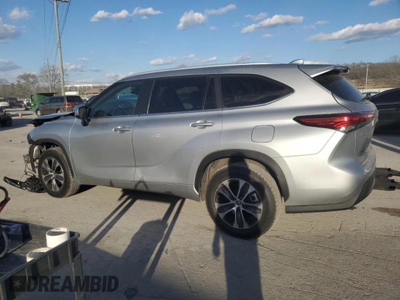 2023 Toyota Highlander L with VIN 5TDKDRAH0PS024781, listed as a Copart auction lot 47406875 with 73,981 mi miles and Clean title. Bid and sale history available at DreamBid. Image 2.