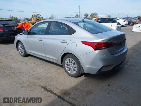 2022 Hyundai Accent SE with VIN 3KPC24A67NE167746, listed as a IAAI auction lot 42054225 with 25,883 mi miles and . Bid and sale history available at carsss.com. Image 3.