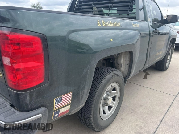 2014 Chevrolet Silverado 1500 Work Truck with VIN 1GCNCPEH7EZ333805, listed as a IAAI auction lot 42214672 with 143,520 mi miles and . Bid and sale history available at DreamBid. Image 1.