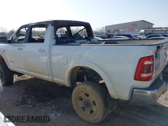 2019 Ram 2500 Laramie with VIN 3C6UR5FL9KG630319, listed as a IAAI auction lot 41787523 with Not provided miles and . Bid and sale history available at DreamBid. Image 3.