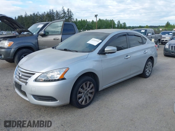 2014 Nissan Sentra SV with VIN 3N1AB7APXEY224802, listed as a IAAI auction lot 42215351 with 107,995 mi miles and . Bid and sale history available at DreamBid. Image 2.