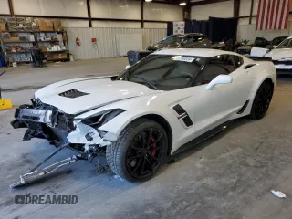 2019 Chevrolet Corvette Grand Sport 1LT with VIN 1G1YW2D77K5112233, listed as a Copart auction lot 62340224 with 56,653 mi miles and Salvage Title. Bid and sale history available at carsss.com. Image 1.