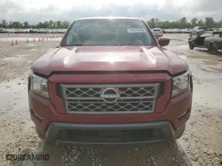 2024 Nissan Frontier SV with VIN 1N6ED1FJ0RN617797, listed as a Copart auction lot 54576125 with 9,183 mi miles and Salvage Title. Bid and sale history available at carsss.com. Image 5.