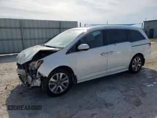 2014 Honda Odyssey Touring with VIN 5FNRL5H98EB059790, listed as a Copart auction lot 50547555 with Not Provided miles and Salvage Title. Bid and sale history available at carsss.com. Image 1.