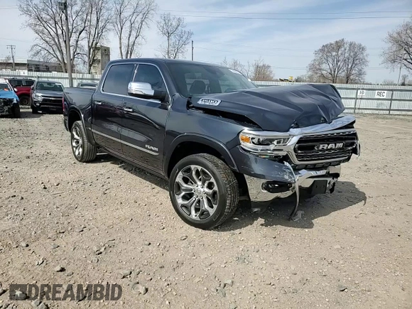 2020 Ram 1500 Limited with VIN 1C6SRFHT2LN288344, listed as a Copart auction lot 53496425 with 72,300 mi miles and Salvage title. Bid and sale history available at DreamBid. Image 10.