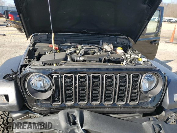 2024 Jeep Wrangler Sport S with VIN 1C4PJXDG0RW260789, listed as a Copart auction lot 49603305 with 4,125 mi miles and Salvage Title. Bid and sale history available at DreamBid. Image 13.