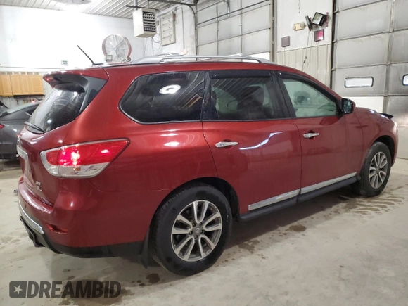 2014 Nissan Pathfinder SL with VIN 5N1AR2MM5EC621187, listed as a Copart auction lot 53476935 with 226,353 mi miles and Salvage Title. Bid and sale history available at carsss.com. Image 3.