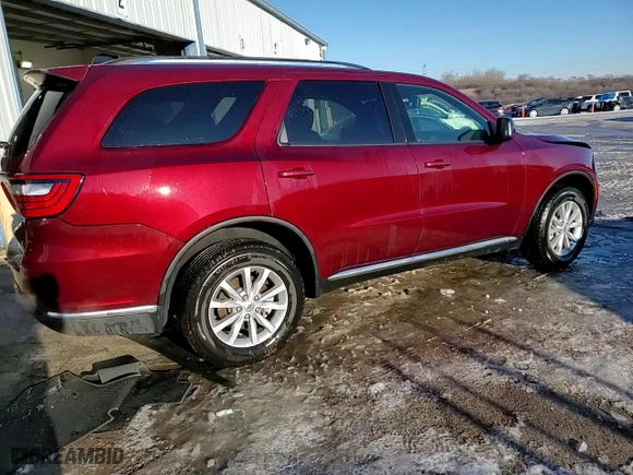 2024 Dodge Durango SXT with VIN 1C4RDJAG7RC238114, listed as a Copart auction lot 89012035 with 11,345 mi miles and Salvage Title. Bid and sale history available at carsss.com. Image 14.