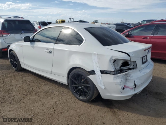 2012 BMW 1 Series 128i with VIN WBAUP7C52CVP22295, listed as a Copart auction lot 69062424 with 39,321 mi miles and Salvage Title. Bid and sale history available at carsss.com. Image 2.