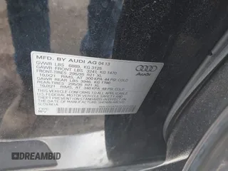 2013 Audi Q7 S line Prestige z VIN WA1DGAFE2DD014884, wystawiony jako IAAI lot #41899713 z przebiegiem 130 141 mil mil oraz . Historia ofert i sprzedaży dostępna na DreamBid. Obrazek 9.