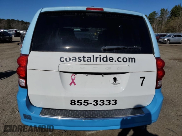 2017 Dodge Grand Caravan SE z VIN 2C4RDGBG5HR646618, wystawiony jako Copart lot #48858365 z przebiegiem 176 304 mil mil oraz Tytuł czysty. Historia ofert i sprzedaży dostępna na DreamBid. Obrazek 6.