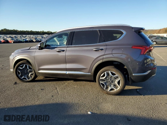 2022 Hyundai Santa Fe Hybrid Limited with VIN KM8S5DA12NU047485, listed as a Copart auction lot 80131314 with 43,498 mi miles and Salvage Title. Bid and sale history available at carsss.com. Image 2.