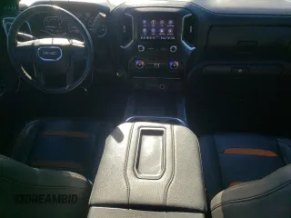 2021 GMC Sierra 1500 AT4 with VIN 3GTP9EED8MG386732, listed as a Copart auction lot 83474844 with 47,778 mi miles and Salvage Title. Bid and sale history available at carsss.com. Image 8.