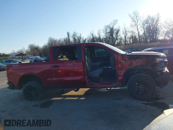 2021 Chevrolet Silverado 1500 LT Trail Boss with VIN 1GCPYFEL7MZ289974, listed as a IAAI auction lot 41415786 with 58,077 mi miles and . Bid and sale history available at DreamBid. Image 14.