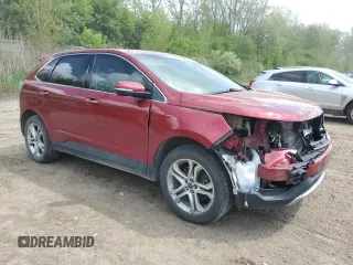2017 Ford Edge Titanium z VIN 2FMPK4K96HBB32035, wystawiony jako Copart lot #56289595 z przebiegiem 108 431 mil mil oraz Czysty tytuł • Clean title. Historia ofert i sprzedaży dostępna na DreamBid. Obrazek 4.