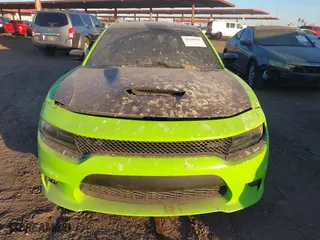 2018 Dodge Charger Daytona with VIN 2C3CDXCT2JH142562, listed as a IAAI auction lot 41650501 with 62,186 mi miles. Bid and sale history available at carsss.com. Image 12.