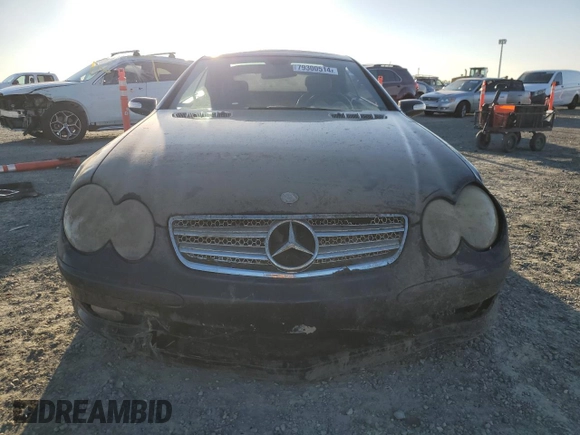 2005 Mercedes-Benz SL 55 AMG with VIN WDBSK74FX5F087211, listed as a Copart auction lot 79300514 with Not provided miles and Salvage title. Bid and sale history available at DreamBid. Image 5.
