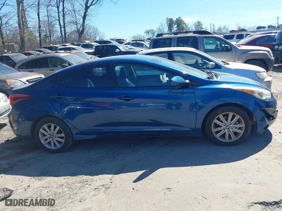2016 Hyundai Elantra SE with VIN KMHDH4AE4GU606430, listed as a IAAI auction lot 41835376 with 156,827 mi miles. Bid and sale history available at carsss.com. Image 13.
