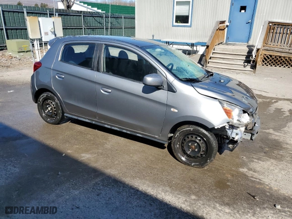 2020 Mitsubishi Mirage ES with VIN ML32A3HJXLH002822, listed as a Copart auction lot 48404015 with 68,876 mi miles and Salvage Title. Bid and sale history available at carsss.com. Image 4.
