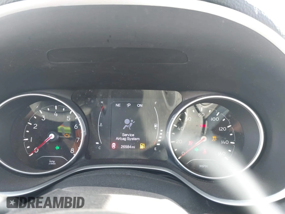 2018 Jeep Compass Sport with VIN 3C4NJCAB9JT133381, listed as a IAAI auction lot 41720816 with 26,584 mi miles. Bid and sale history available at carsss.com. Image 7.