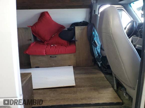 2001 Ford Econoline Cargo with VIN 1FTRE14291HA69623, listed as a Copart auction lot 50031845 with 103,169 mi miles and Salvage Title. Bid and sale history available at carsss.com. Image 11.