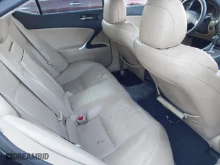 2008 Lexus IS 250 with VIN JTHBK262785086136, listed as a IAAI auction lot 41502034 with 202,832 mi miles. Bid and sale history available at carsss.com. Image 8.