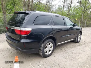 2012 Dodge Durango Crew with VIN 1C4RDJDG0CC322424, listed as a Copart auction lot 55677295 with 208,999 mi miles and Clean Title. Bid and sale history available at DreamBid. Image 3.