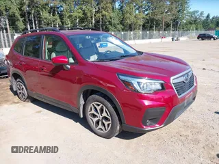 2019 Subaru Forester Premium with VIN JF2SKAGC6KH547529, listed as a IAAI auction lot 42735294 with 56,990 mi miles and . Bid and sale history available at DreamBid. Image 1.